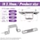 SiegYma 30x30mm Square Tube Clamps 304 Stainless Steel UBolt Pipe Clamp Rustproof Heavy Duty Mounting Clip for Fence Dog Kennel DIY Project 6PCS 30x30mm