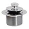 Westbrass D332426 112 NPSM Pull Drain Bathtub Plug Coarse Thread Polished Chrome