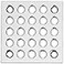 Ebbe E4401 Square Shower Drain Grate Silver