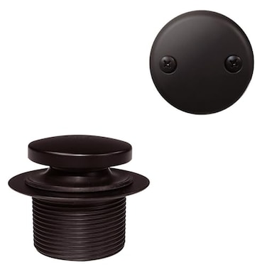 Westbrass D93212 112 TipToe Bathtub Drain Trim with TwoHole Overflow Oil Rubbed Bronze