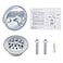 Gold-Hao-the-bathroom GoldHaothebathroom Trip Lever Bathtub Drain and Overflow Faceplate Trim Kit with Screws Chrome