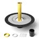 Paikalo Freestanding Tub Drain Roughin Kit Freestanding Bathtub Drains Installation Free Standing Tub Drain Kits with 12 Inch Flange Base ABS Brass Pipe CUPC Certification