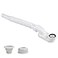 YYinno Flexible Bathtub Drain Pipe Upgraded Noleak Low Profile 1 12 P Flat Drainage Pipe Kit Flat P Trap Freestanding Tub Drain FlexDrain for Bath