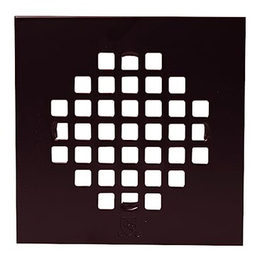 Westbrass D206SQG12 414 Square Shower Drain Cover Oil Rubbed Bronze 1Pack