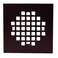 Westbrass D206SQG12 414 Square Shower Drain Cover Oil Rubbed Bronze 1Pack