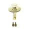 PermaFLOW Universal Lift n Turn Twist Close Bath TubBathtub Drain Stopper Includes 38 and 516 Fittings