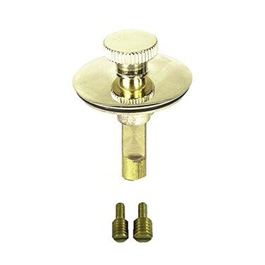 PermaFLOW Universal Lift n Turn Twist Close Bath TubBathtub Drain Stopper Includes 38 and 516 Fittings