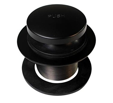 Westbrass Tip Toe 138 NPSM Fine Thread Bath Drain Oil Rubbed Bronze D332312