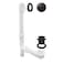 Westbrass 59324412 14 x 112 White Tubular Bathtub Waste Overflow Assembly with TipToe Drain Plug and 2Hole Faceplate 1Pack Oil Rubbed Bronze