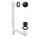 Westbrass 59324412 14 x 112 White Tubular Bathtub Waste Overflow Assembly with TipToe Drain Plug and 2Hole Faceplate 1Pack Oil Rubbed Bronze