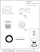 Westbrass D398RK50 112 NPSM Coarse Thread Mushroom TipToe Bathtub Drain Stopper with Illusionary Overflow Faceplate Powder Coat White