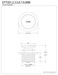 Kingston Brass DTT206 TipToe Tub Drain Polished Nickel