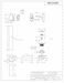 Westbrass 493244H07 12 4 Bath Waste Overflow Assembly with TipToe Drain Plug and Illusionary FaceplateSCH 40 PVC Pipe 1Pack Satin Nickel