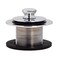 Westbrass D331F26 138 NPSM Fine Thread Twist Close Bathtub Drain Plug Polished Chrome
