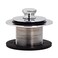 Westbrass D331F26 138 NPSM Fine Thread Twist Close Bathtub Drain Plug Polished Chrome