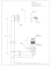 Westbrass 59324407 14 x 112 White Tubular Bathtub Waste Overflow Assembly with TipToe Drain Plug and 2Hole Faceplate Satin Nickel