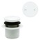 Westbrass D93250 112 TipToe Bathtub Drain Trim with TwoHole Overflow Powder Coat White