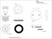 Westbrass D93250 112 TipToe Bathtub Drain Trim with TwoHole Overflow Powder Coat White