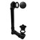 Westbrass Pull Drain Sch 40 ABS Bath Waste with TwoHole Elbow Matte Black D497162