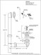 Westbrass 59224401 White 112 Tubular Trip Lever Bath Waste Drain Kit Polished Brass
