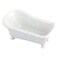 Kingston Brass BATUBW 7Inch Length Ceramic Tub Miniature with Feet White