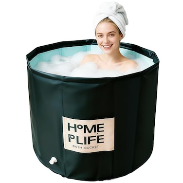 UINERAGI Portable Bath Tub for Adults Large 88 Gal Foldable Soaking Bathtub for Hot SPA and Ice Bath Ideal for Fast Muscle Recovery Cold Water Therapy No Installation IceHot Universal