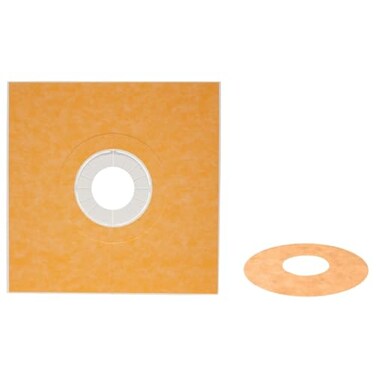 Schluter Kerdi Prefabricated Sloped Shower Tray Waterproof Ready to Tile Lightweight Polystyrene 36 Length 36 Width Center Outlet Position KST915BF