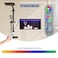 Neohomee RGB LED Light Shower Niche Matte Black 24X12 in Stainless Steel Recessed Storage with Remote Control Waterproof No Tile Needed Wall Niche for Bathroom Storage Builtin Installation