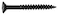 Hard-to-Find Fastener HardtoFind Fastener 014973291549 Twinfast Wood Screw 8 x 112 black
