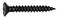 Hard-to-Find Fastener HardToFind Fastener Phillips Flat Twinfast Wood Screws Black Phosphate Durable Secure Indoor Wood Screws for Cabinets Home Improvement DIY Construction Interior Renovations 6 x 1