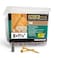 Deck Plus 158 Inch Epoxy Coated Exterior Wood and Fence Screws 8 x 158 TorxStar Drive Included Coarse Thread Outdoor Rust Resistant Decking Screw Tan 5 lb Box 735 Pieces 48412