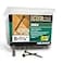 Deck Plus 158 Inch Epoxy Coated Exterior Wood and Fence Screws 8 x 158 TorxStar Drive Included Coarse Thread Outdoor Rust Resistant Decking Screw Green 5lb Box 735 Pieces 48398