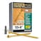 Deck Plus 4 Inch Epoxy Coated Exterior Wood and Fence Screws 10 x 4 TorxStar Drive Included Coarse Thread Outdoor Rust Resistant Decking Screw Tan 1lb Box 43 Pieces 48423