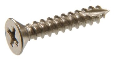 Hillman The Group 45451 9Inch x 2Inch Flat Phillips Wood Screw Satin Nickel 15Pack