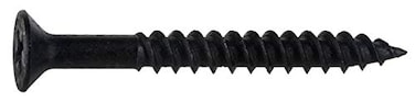 Hard-to-Find Fastener HardToFind Fastener Phillips Flat Twinfast Wood Screws Black Phosphate Durable Secure Indoor Wood Screws for Cabinets Home Improvement DIY Construction Interior Renovations 10 x