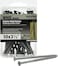 Fas-n-Tite FasnTite 25 Pcs Exterior Deck Screws 10 x 312 Phillips Drive Decking Screws for Exterior Wood Gray Ceramic Coated Rust Resistant Fasteners for Decking Fencing Treated Lumber