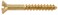 Hillman 1169 Brass Oval Head Slotted Wood Screw 6 x 1 in 40Pack