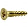 Hard-to-Find Fastener HardtoFind Fastener 014973125608 Phillips Flat Wood Screws 2 x 38 Piece100Brass