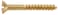 Hillman 1162 Brass Oval Head Slotted Wood Screw 6 x 58 in 48Pack
