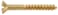 Hillman 1162 Brass Oval Head Slotted Wood Screw 6 x 58 in 48Pack