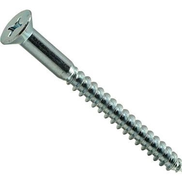 Hard-to-Find Fastener HardtoFind Fastener 014973474102 Phillips Flat Wood Screws 16 x 3 Piece50