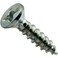 Hard-to-Find Fastener HardtoFind Fastener 014973291846 Phillips Flat Wood Screws 5 x 12 Piece100 zinc