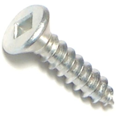 Hard-to-Find Fastener HardtoFind Fastener 014973302207 Square Drive Flat Wood Screws 8 x 34 Piece120