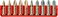 PB Swiss Tools Phillips Pozidriv Bit Block PB C6706 CN 100 Swiss Made 10Piece Bit Set with C6 14 PrecisionBits Size PH 03 PZ 03
