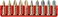 PB Swiss Tools Phillips Pozidriv Bit Block PB C6706 CN 100 Swiss Made 10Piece Bit Set with C6 14 PrecisionBits Size PH 03 PZ 03
