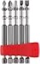 VESSEL IMAPCT BALL Torsion Bit with Mag Charge Holder 5PC Set 1 2 3 4316 614 IBMG90K001 Made in Japan by VESSEL