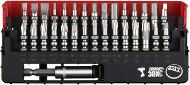 VESSEL IMPACT BALL Torsion Bit 301 PC Set in SLIDE CASE NoIB31P02U Made in Japan by VESSEL