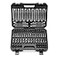 Mayouko 107Piece Bit Socket Set 14 38 and 12 Drive TorxHexBall End Hex SAEMetric S2 Steel Bits
