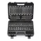 Mayouko 107Piece Bit Socket Set 14 38 and 12 Drive TorxHexBall End Hex SAEMetric S2 Steel Bits