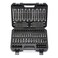 Mayouko 107Piece Bit Socket Set 14 38 and 12 Drive TorxHexBall End Hex SAEMetric S2 Steel Bits